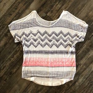 Cold shoulder t-shirt